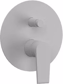 Miscelatore doccia incasso a leva singola Mariani serie Artic in ottone bianco opaco con deviatore e funzione risparmio idrico – 1