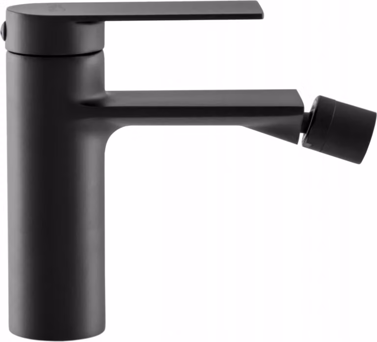 Granitan - Miscelatore bidet - Rubinetto bagno altezza 14 cm - Rubinetto nero - FARO