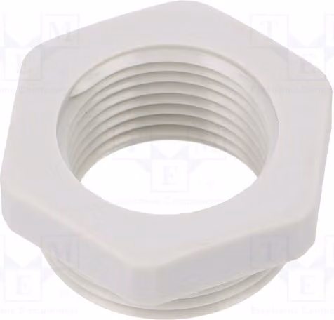 1 x Riduttore di filettatura per filetto interno: M20, filetto esterno: M25, modello 107 R, materiale: PA (poliammide), riduzione M25-20