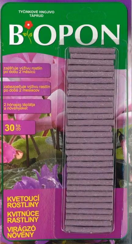 BIOPON bastone fertilizzante per fiori 30pcs