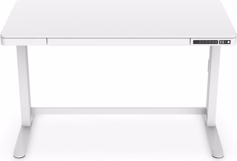 Digitus DA-90406 DIGITUS Schreibtisch 120x60 elektr.,USB-Lade.+Schublade weiß (Speditionsversand)