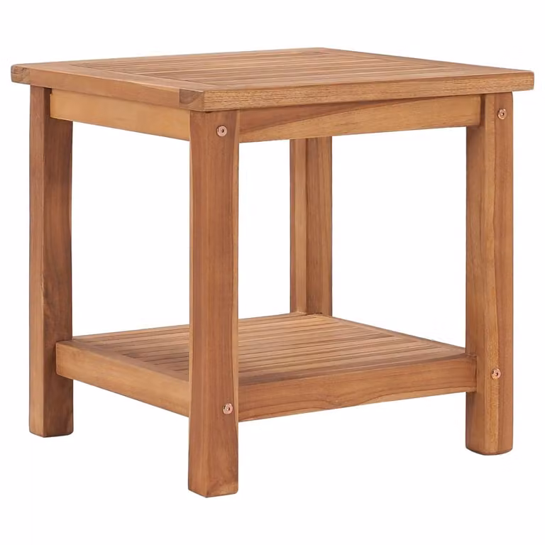 Tavolino 45x45x45 cm in legno massiccio di teak