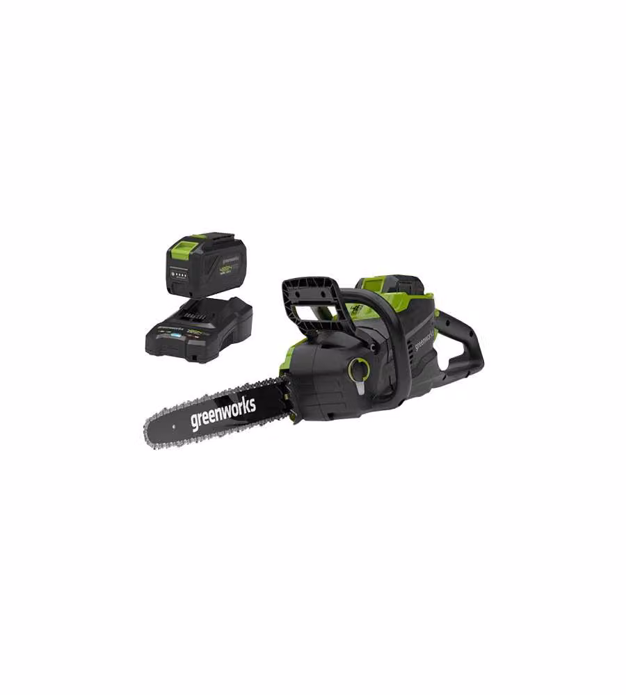 Elettrosega a batteria Greenworks 48V Gd48Cs36K4 Kit