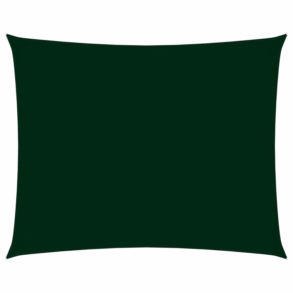 The Living Store Tenda da sole in tessuto Oxford rettangolare 3x4,5 m verde scuro