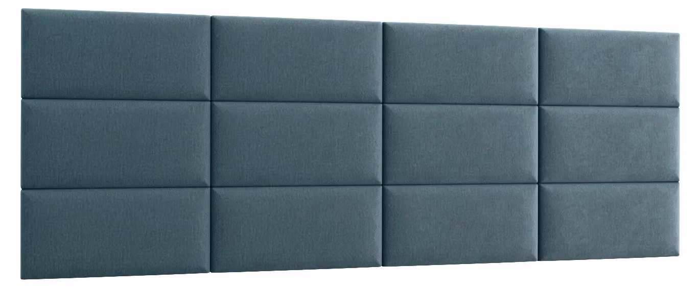 Set di pannelli imbottiti 240x90 VALERIO - azzurro