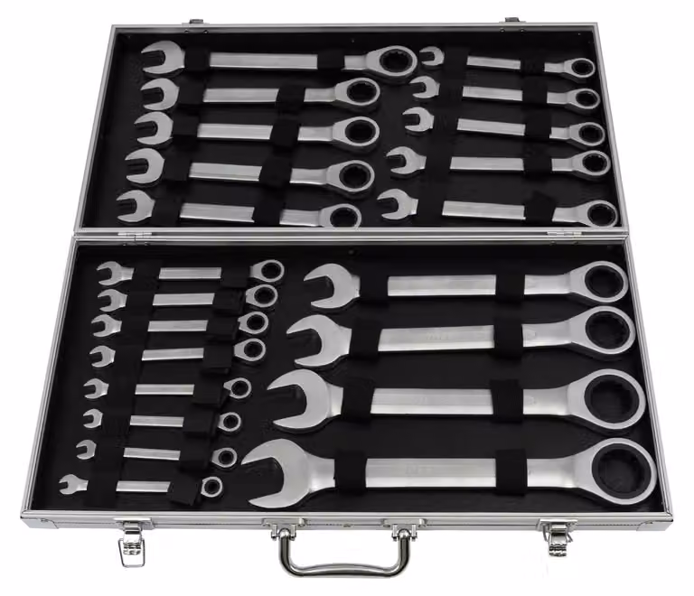 Solidchoice - Set di 22 chiavi a bussola in acciaio cromo-vanadio