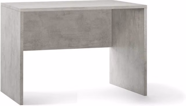 Scrivania moderna Sarmog in kit colore grigio, L/P/H: 120 x 69 x 76 cm