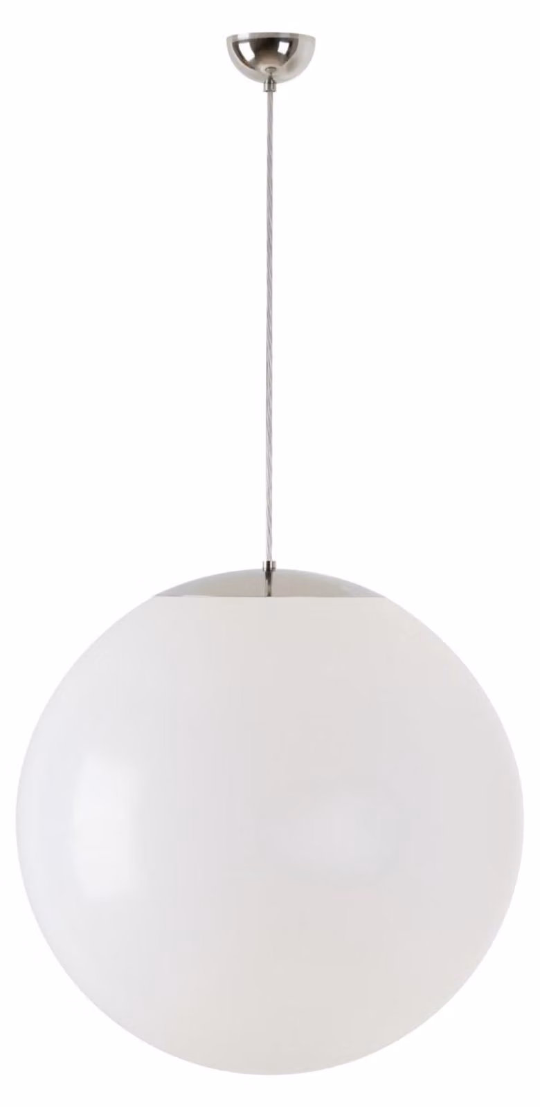 OSMONT ISI60626 ISIS S5 PM Lampada a sospensione in plastica, acciaio inossidabile/bianco, grado di protezione IP40, 4000 K, LED da 48 W