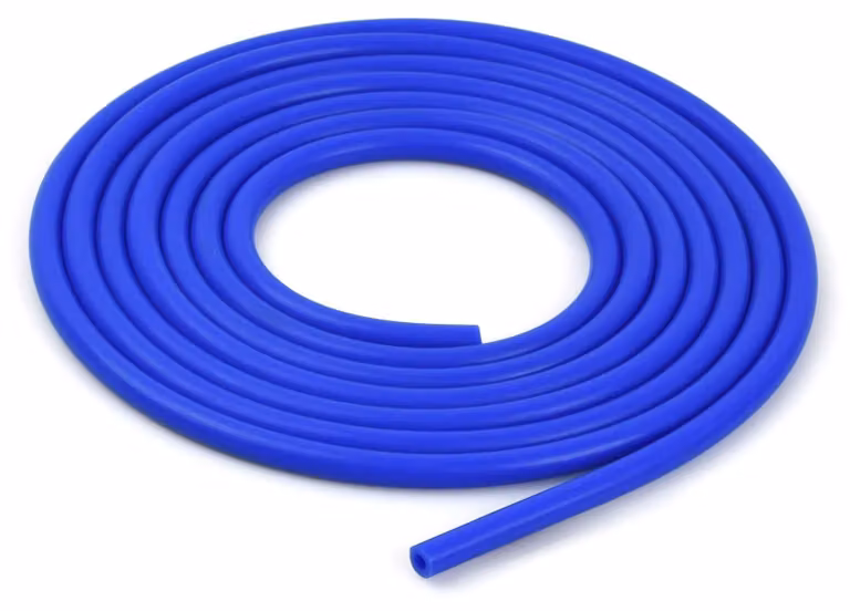 Tubo in silicone per auto (diametro interno 4 mm, diametro esterno 8 mm, lunghezza 3 metri, colore blu)