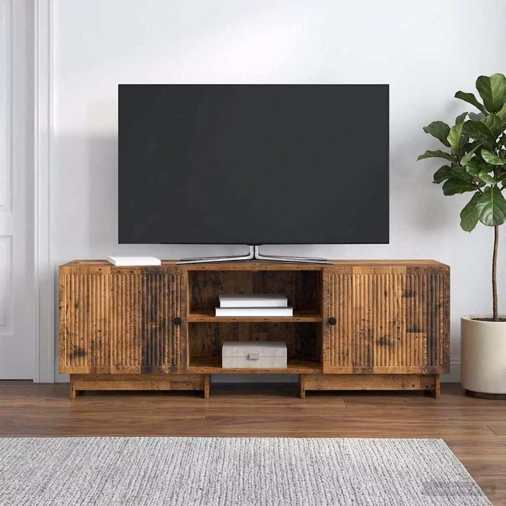 Mobile TV vidaXL in legno color marrone, L 150 x P 31 x H 50 cm
