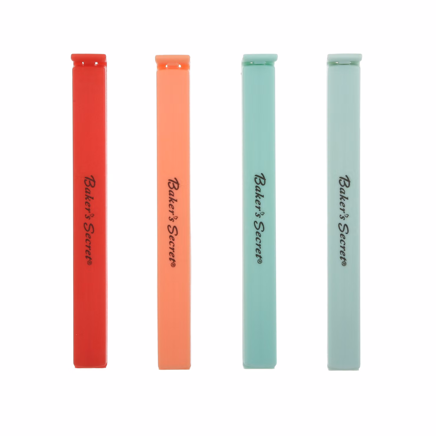 Set di 4 clip chiudisacchetti lunghe multicolore Baker's Secret – 2