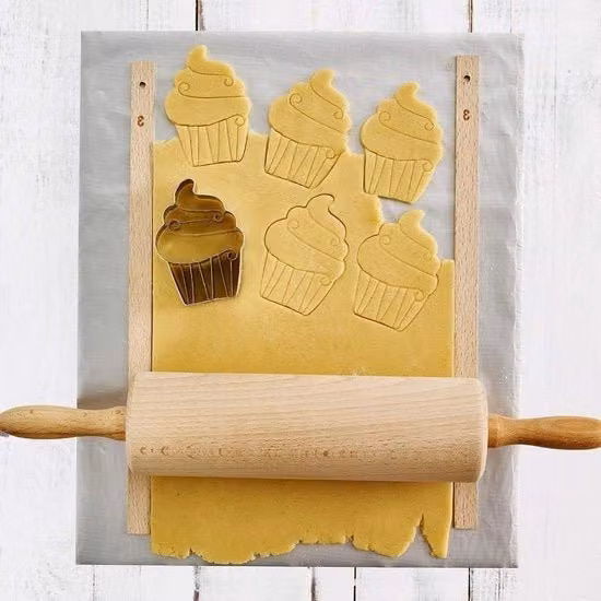 Tappetino da forno antiamagnetico in silicone Easy Baking Birkmann, colore giallo, L/P/H: 36 x 6 x 6 cm