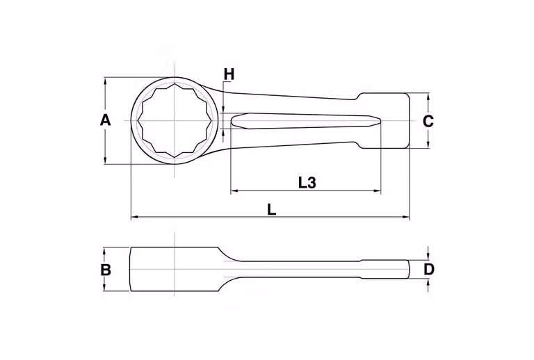 Tengtools 160750105 Chiave Ad Anello Da 24 Mm 903024