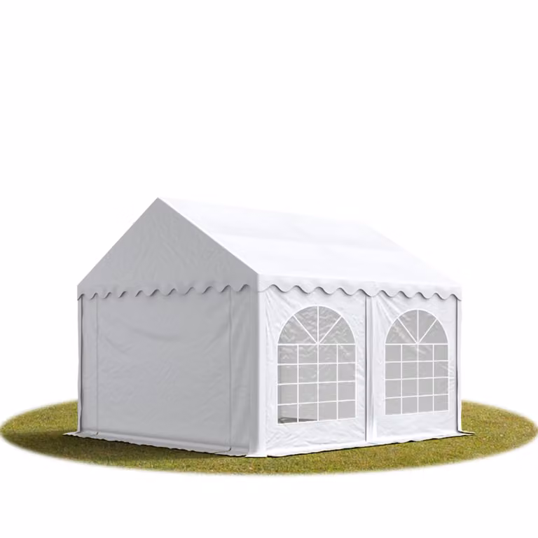 Tendone per feste ignifugo bianco 3x6 m Gazebo anti-fiamma per giardino e eventi