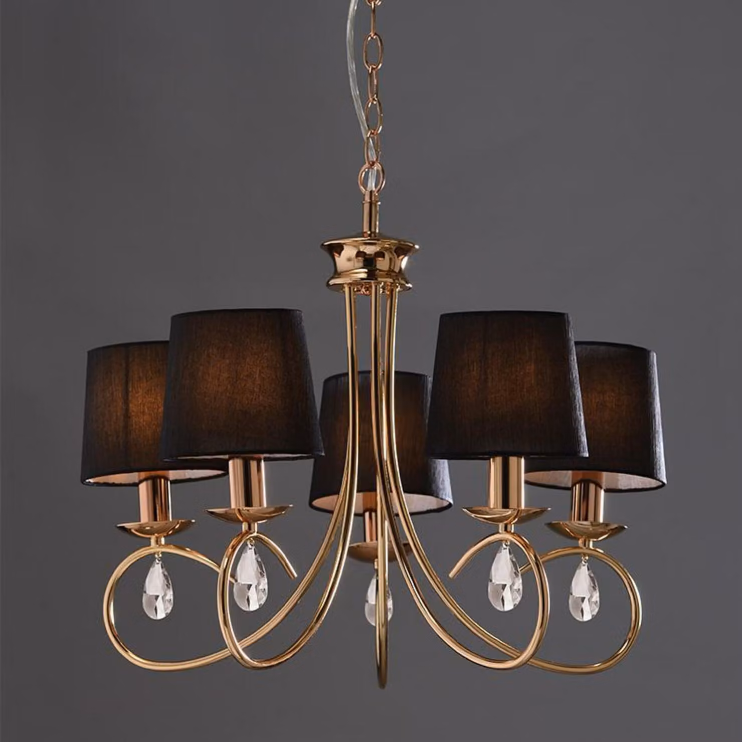 Lampada a sospensione ACA Textile TNK81490CG5P