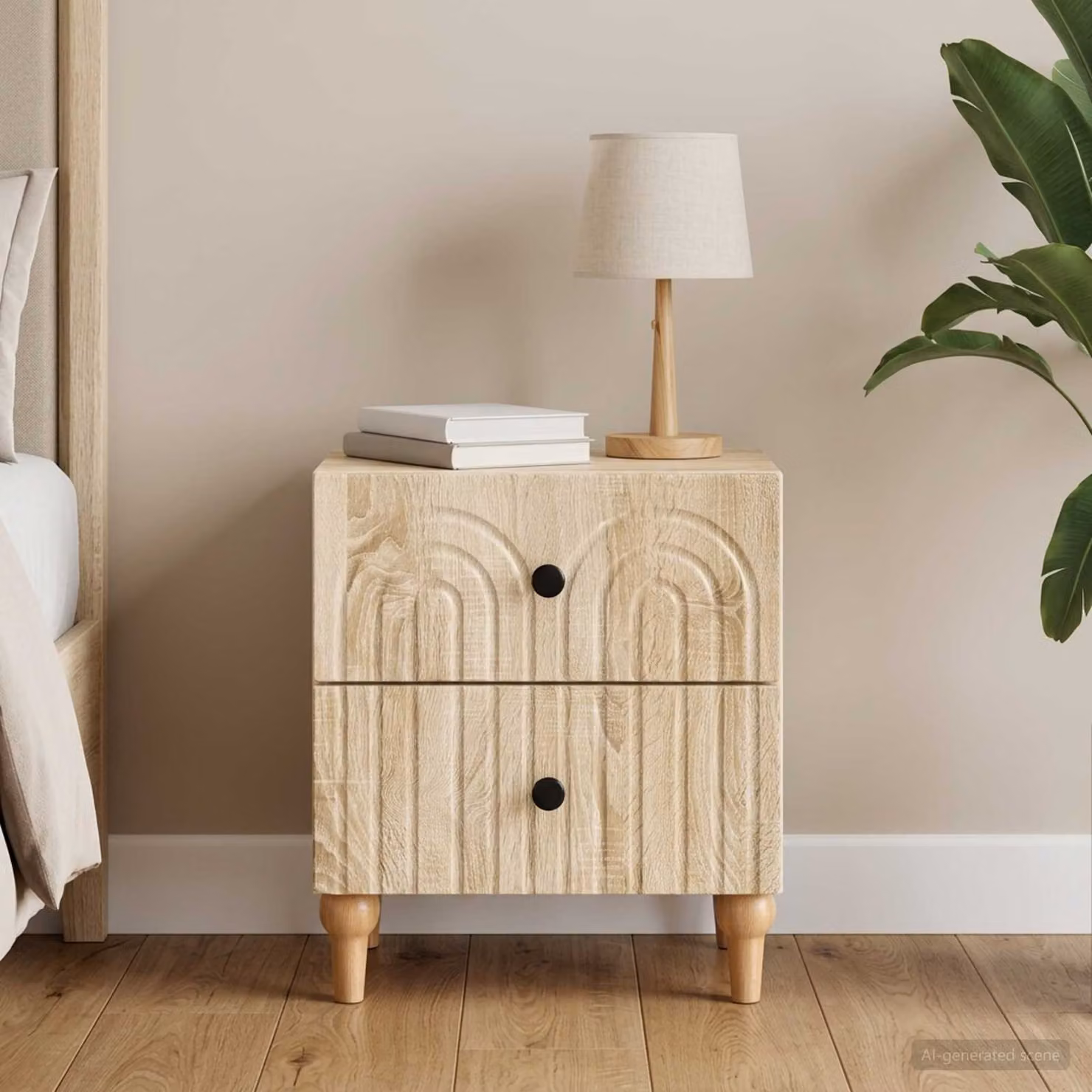 vidaXL Armadio da Notte con Cassetto in Rovere Sonoma, L 43 cm x P 34,5 cm x H 48 cm