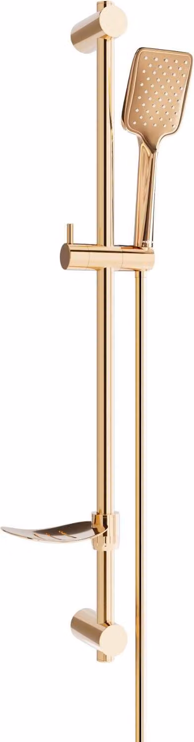 Mexen DF62 set doccia scorrevole, oro rosa - 785624582-60