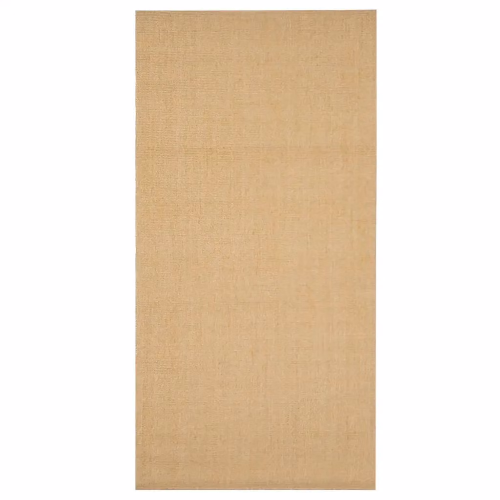 Tappeto rettangolare in sisal naturale beige vidaXL L: 200 cm, P: 100 cm – 2