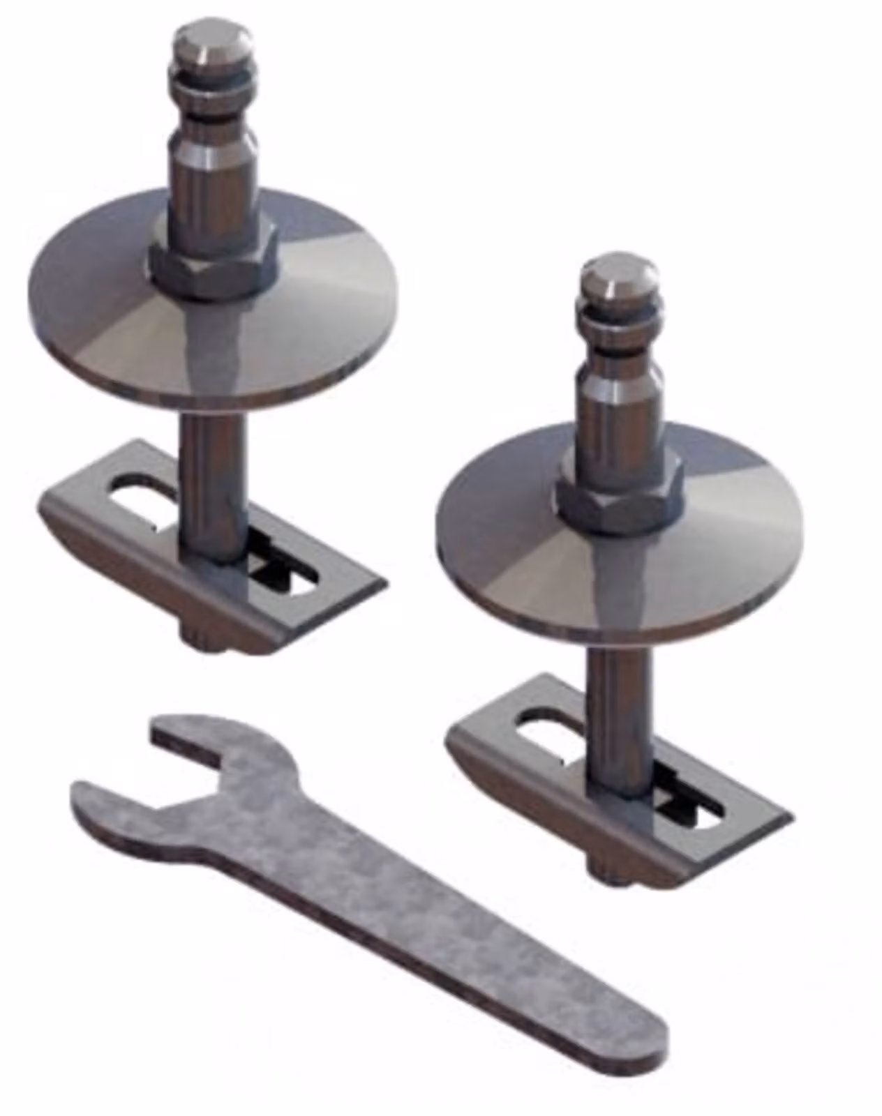 Laufen Pro Fissaggio 89496.7 per sedile WC 89896.5/6, 1 pz.
