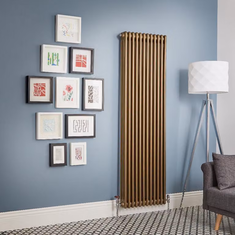 Radiatore di Design Verticale - Bronzo Metallico - 1800mm x 290mm - 900W
