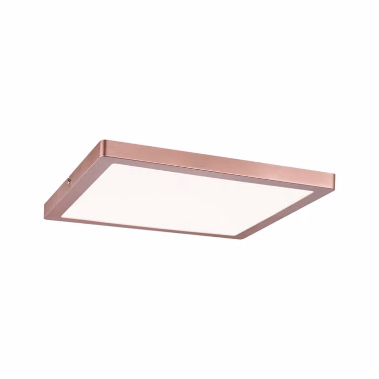 Pannello LED Paulmann WallCeiling Atria, 300x300mm, 20W, 4000K, rosa oro opaco, 230V, plastica