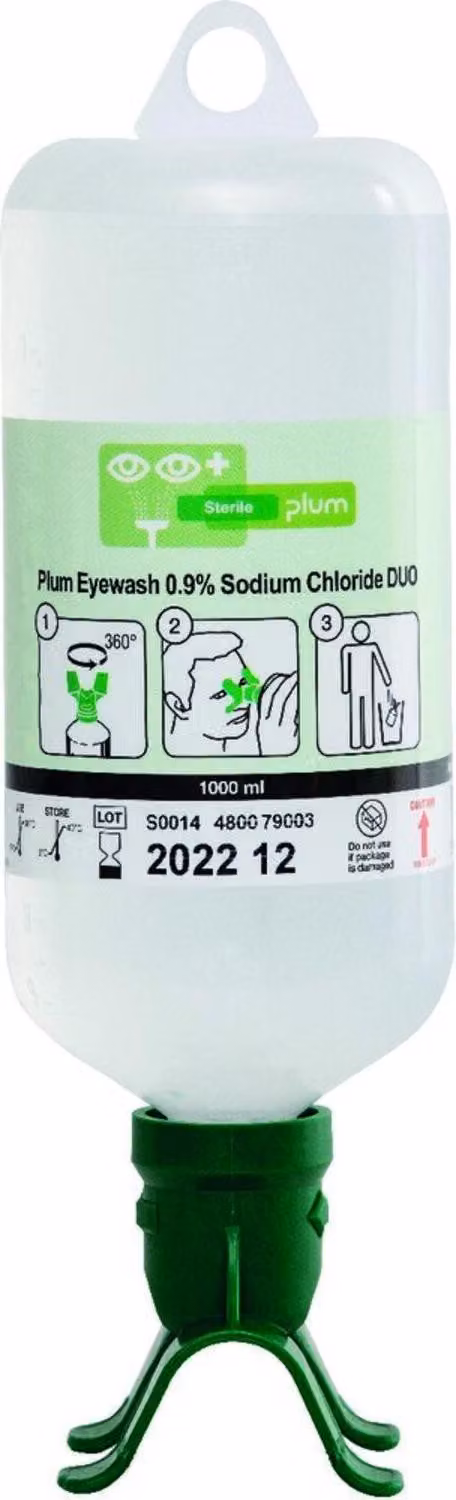 Flacone per lavaggio oculare Duo, 1000 ml