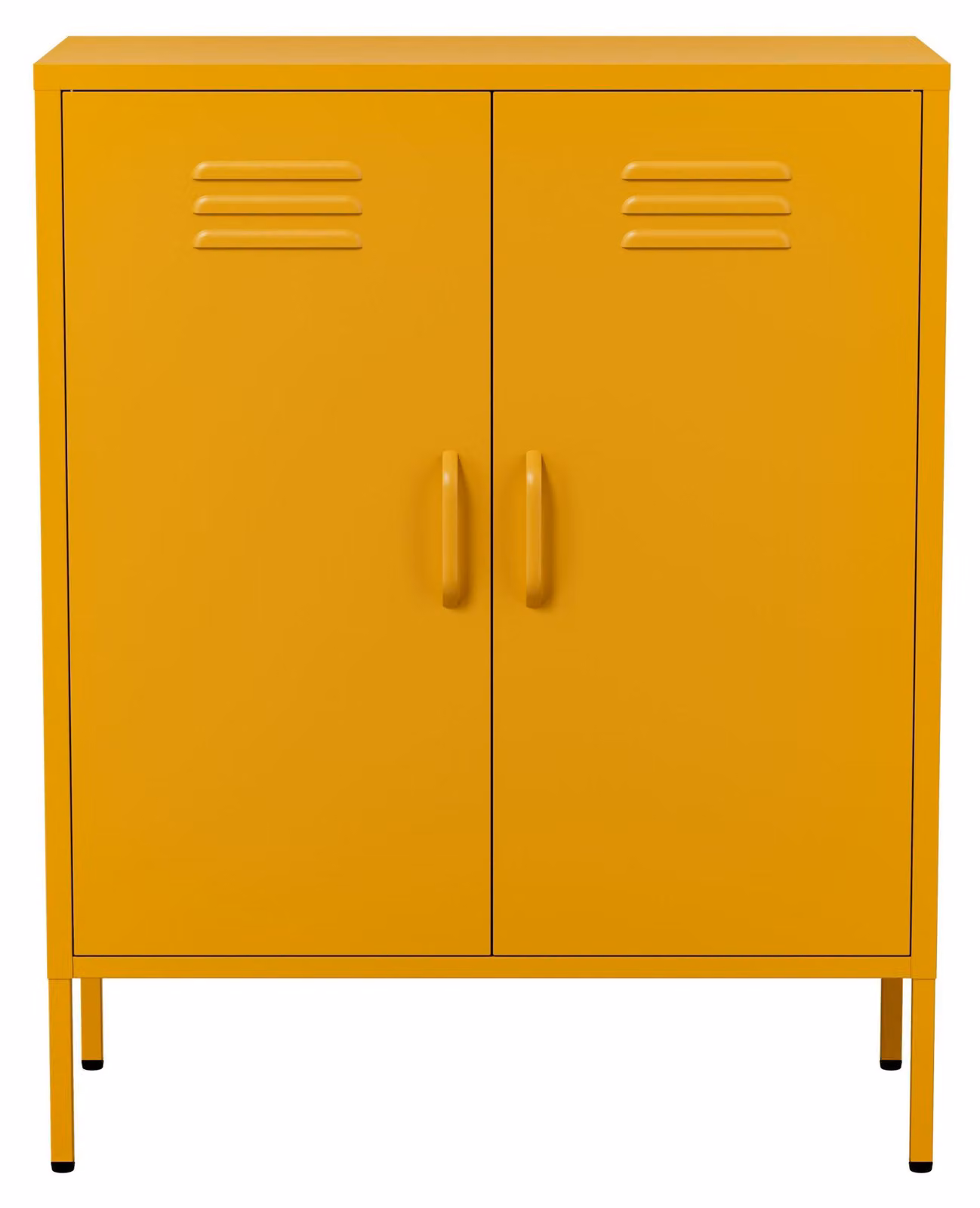 Lendo Online Sideboard Metal 80x40x100 cm Giallo