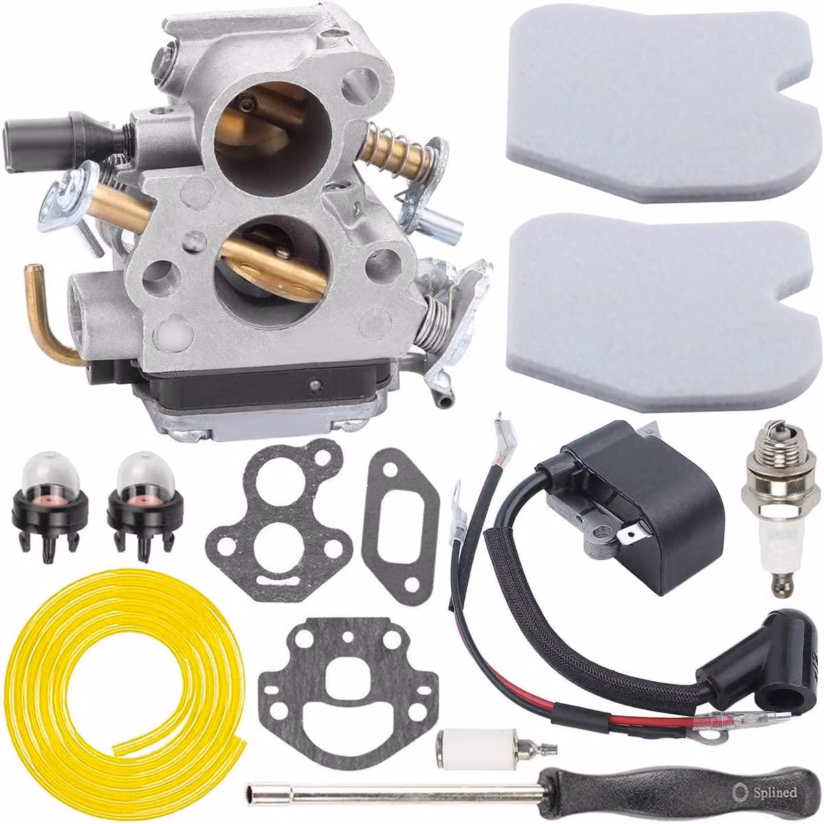 Kit grasso per catena e carburatore - Ricambi per Husqvarna 235, 236, 240 e Jonsered CS2234, CS2238 - WA-NL-726