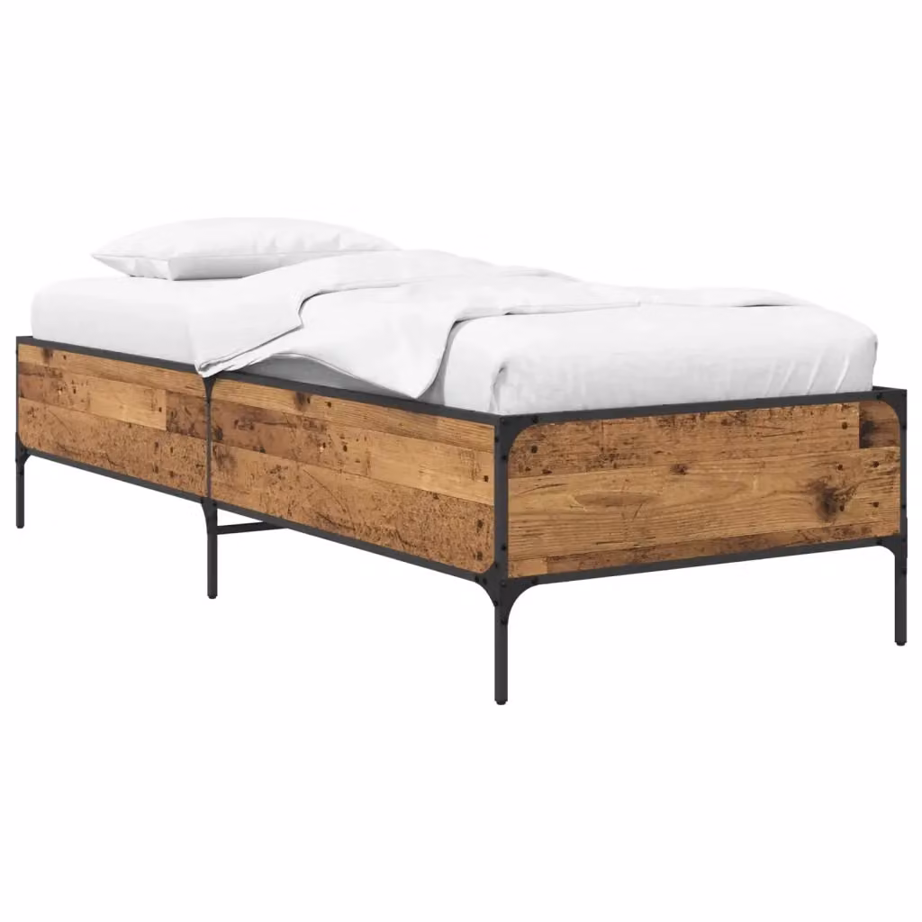 Letto singolo moderno DESIGN IN in legno marrone L/P/H: 200 x 80 x 140 cm – 2