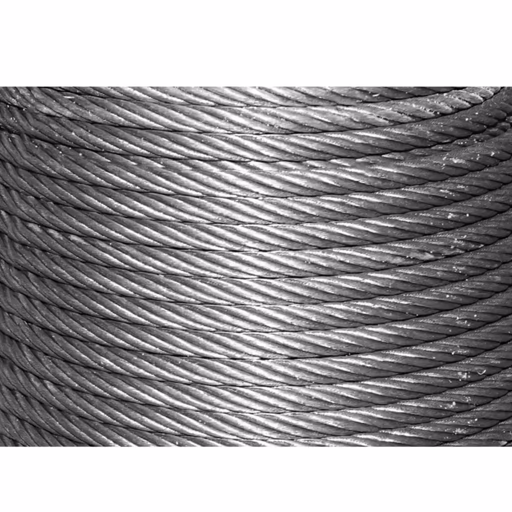 Cavo per verricello UTB in acciaio con anima metallica, diametro 13 mm, colore grigio, rotolo da 50 m – 2