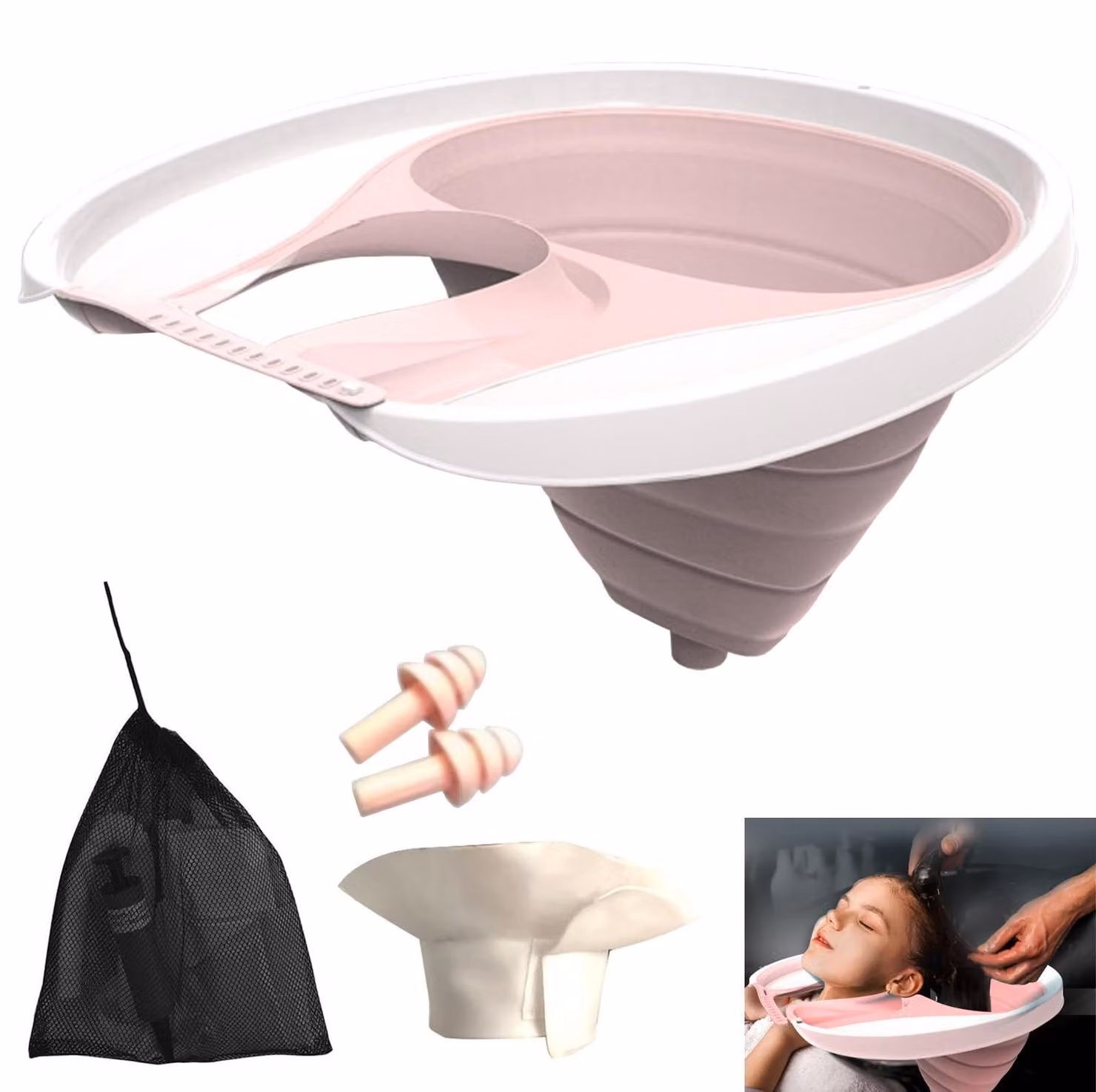 Lavabo pieghevole con scarico – Lavabo mobile in TPE