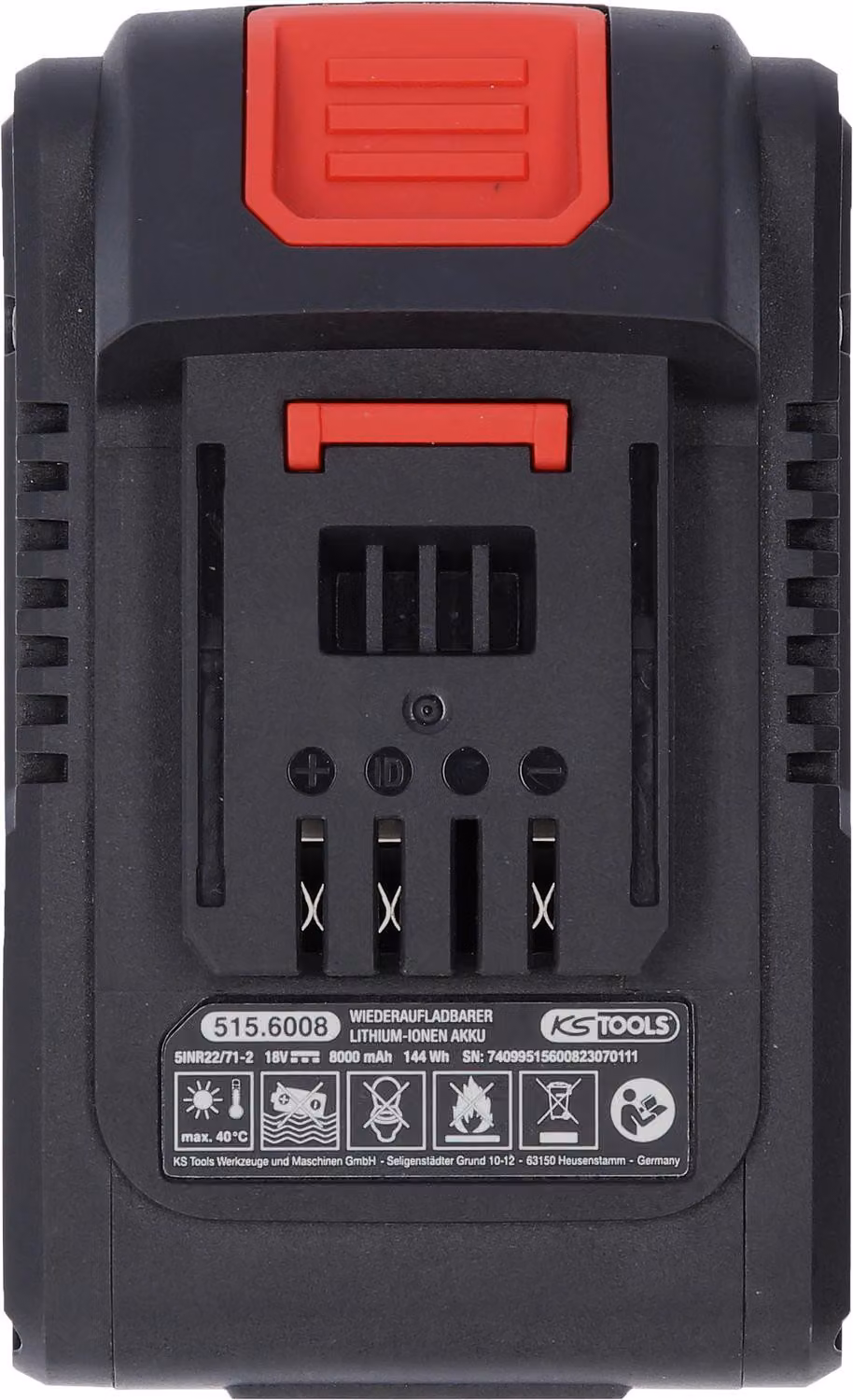 KS TOOLS eMONSTER batteria ricaricabile 18V 8.0Ah - 515.6008