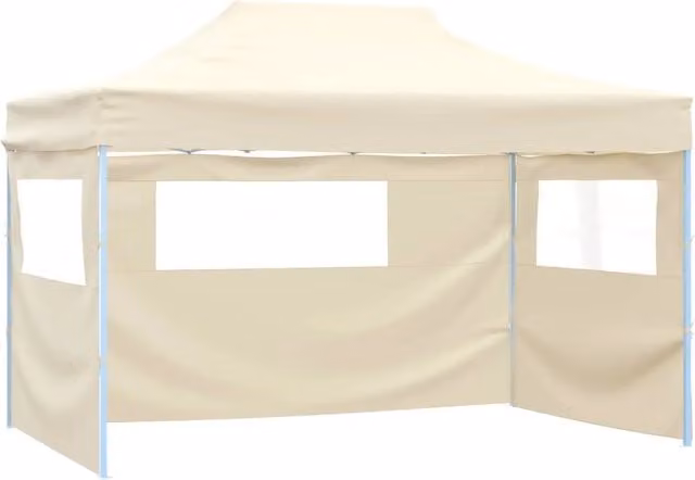 Tenda Party-Tenda da festa Crema 291 x 431 x 315 cm Tessuto Oxford 326473