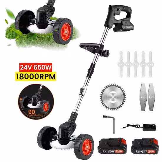 Tosaerba a batteria a guida autonoma, 18 V, senza fili