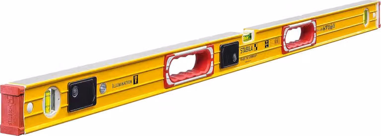 Livella Stabila in metallo leggero Livella luminosa 196-2LED 122cm 17393