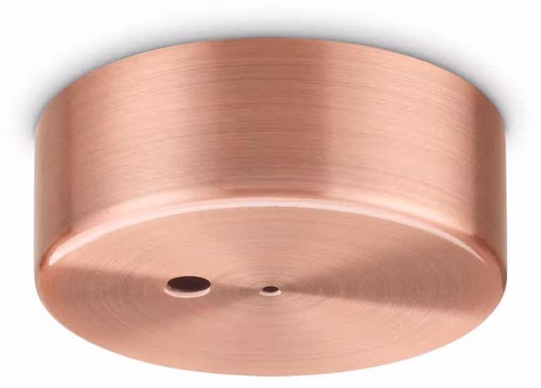 Rosone Contemporaneo Metallo Rame 1 Luce