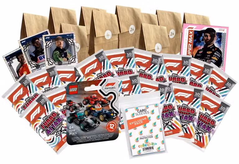 Topps - Turbo Attax Formula 1 2024 - Il calendario dell'Avvento 2024 - 24 fantastiche sorprese