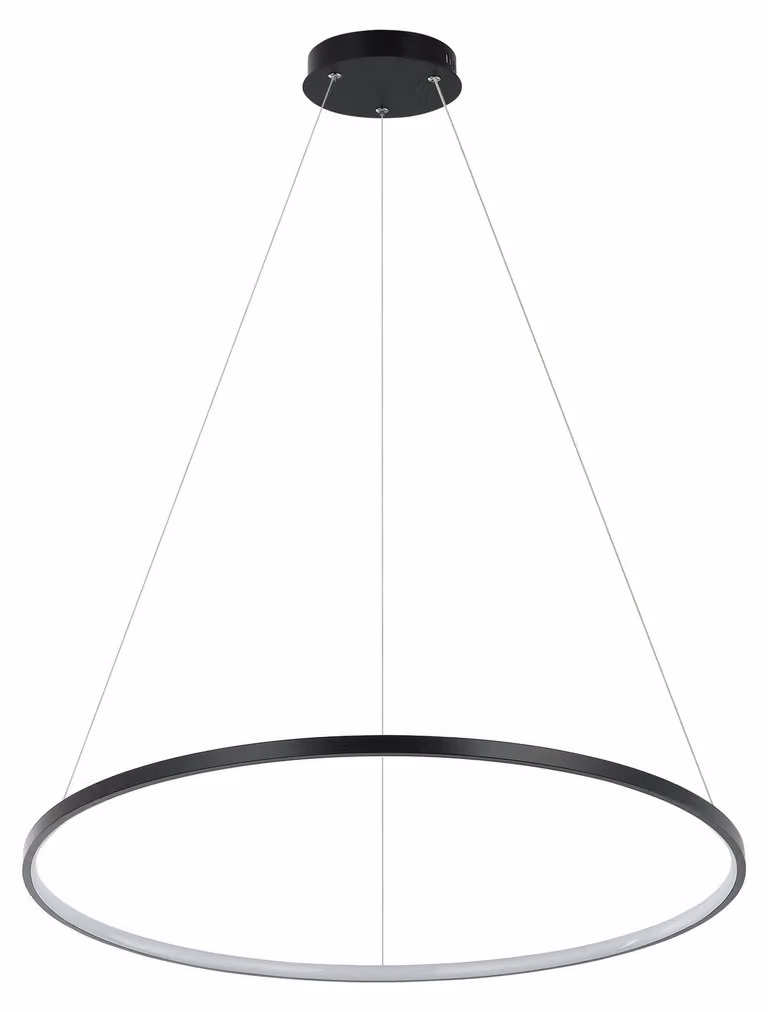 Lampada a sospensione LED 35W RING LP-909/1P M BK CCT Light Prestige