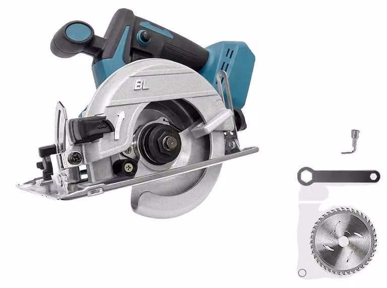 Sega circolare, motore brushless, funzionamento a batteria, senza batteria