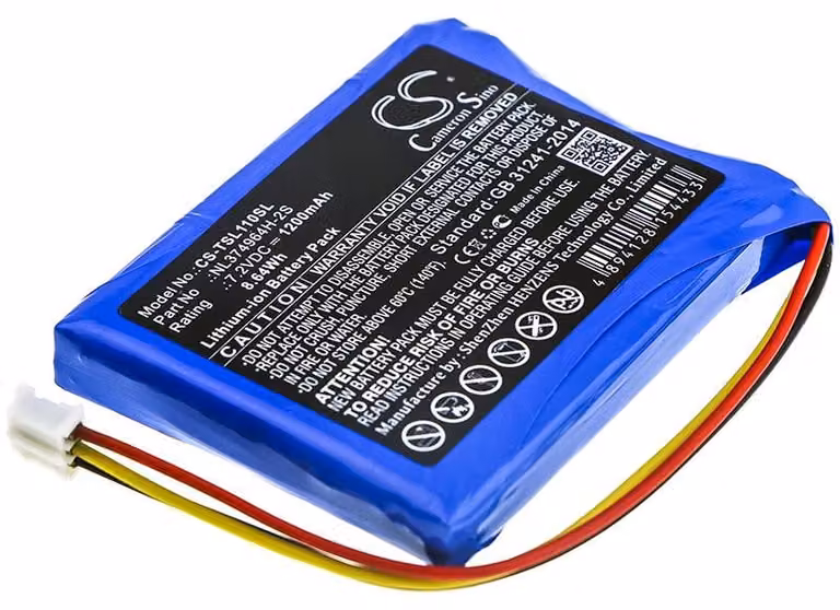 TECHTEK Batteria compatibile con [Tosight] TSEL-110, TSEL-2000 sostituisce NL374964H-2S