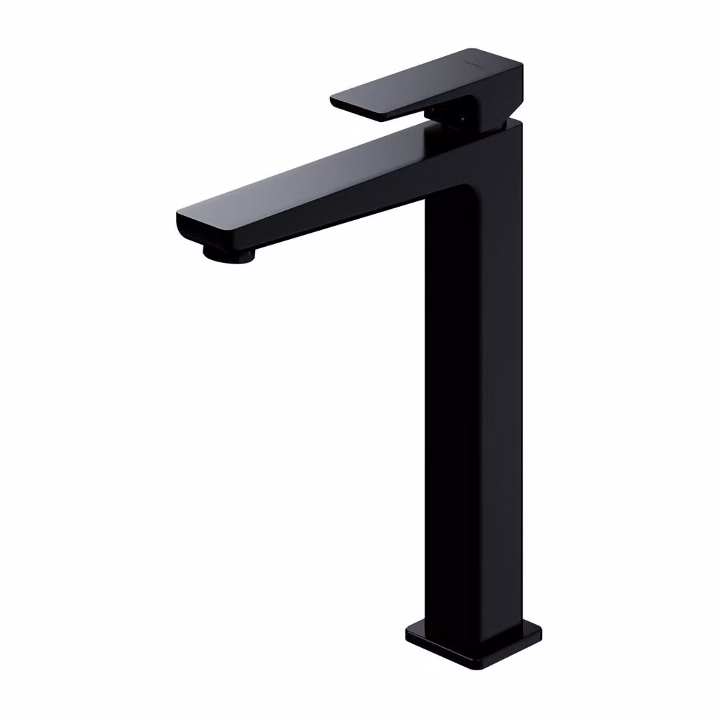 Omnires PARMA PM7412BL Miscelatore lavabo alto, nero opaco