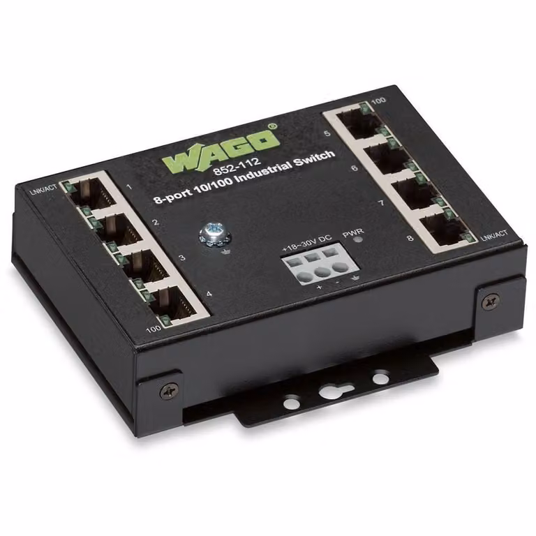 Interruttore WAGO REG Eth Serie 852