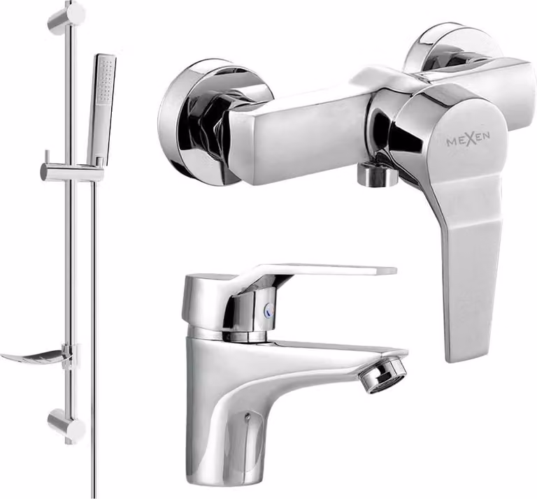 Mexen Caro DF72 set doccia, cromo - 746604DF72-00