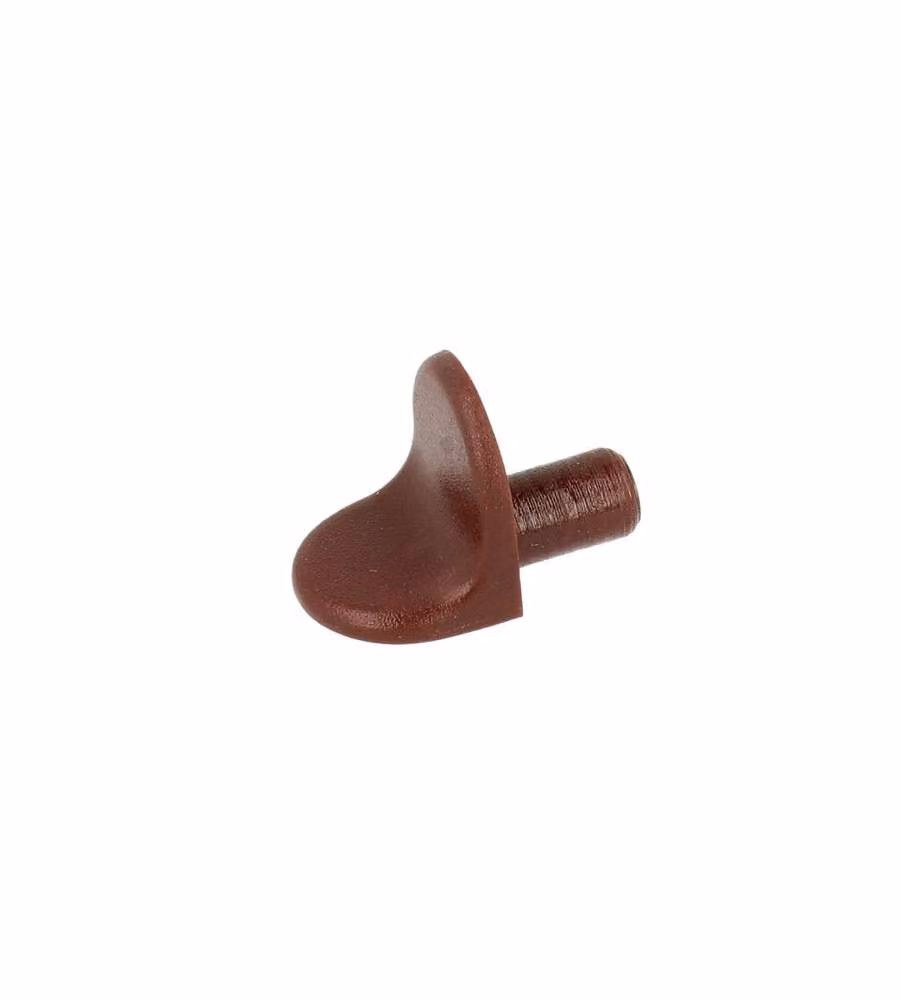 Reggipiani a squadra in plastica marrone diam 5 mm 16 pz
