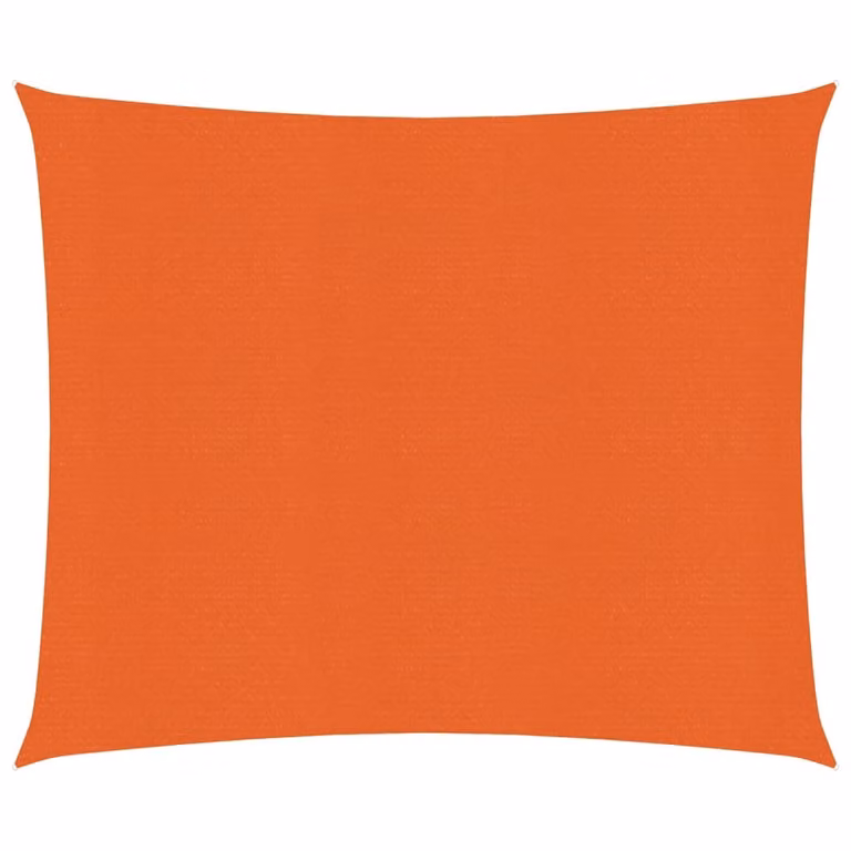 Vela Parasole 160 g/m² Quadrata Arancione 4x4 m in HDPE