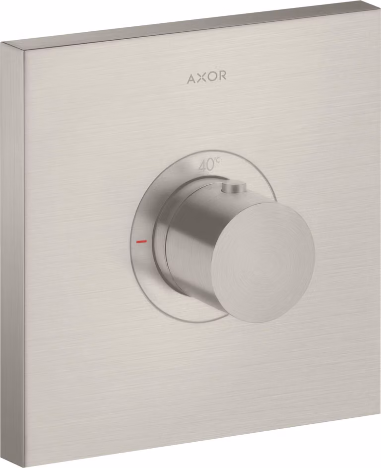hansgrohe AXOR Starck ShowerSelect Thermostat carré à débit élevé à encastrer, 36718800, 36718800