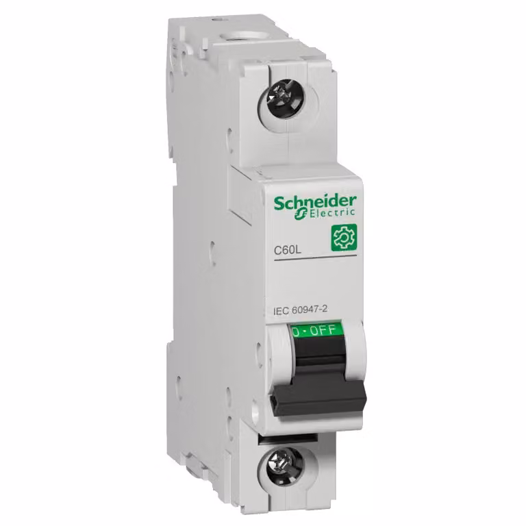 Schneider Electric Multi 9 Interruttore LS OEM C60L unipolare 1 A, caratteristica C, 25 kA, IEC 60947-2, M9F17101