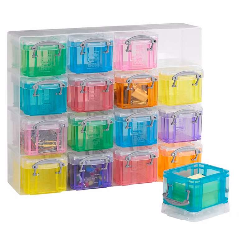 Really Useful Box 16x0.14ORG01 Scatola di stoccaggio 16x 0,14 l colorata 28,0 x 8,5 x 22,5 cm