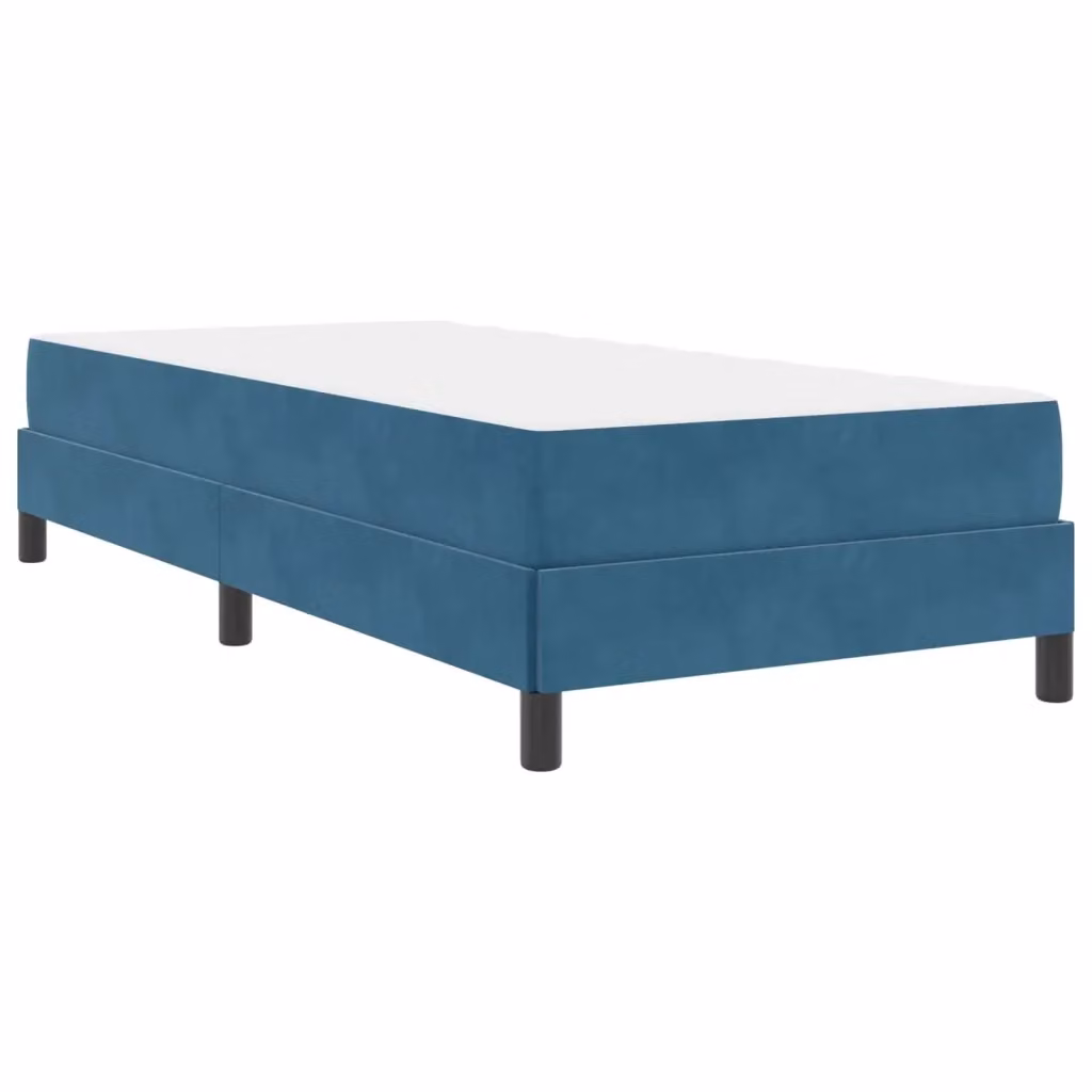 Letto con materasso a molle a tasche vidaXL Blu, L 90 x P 200 cm – 2
