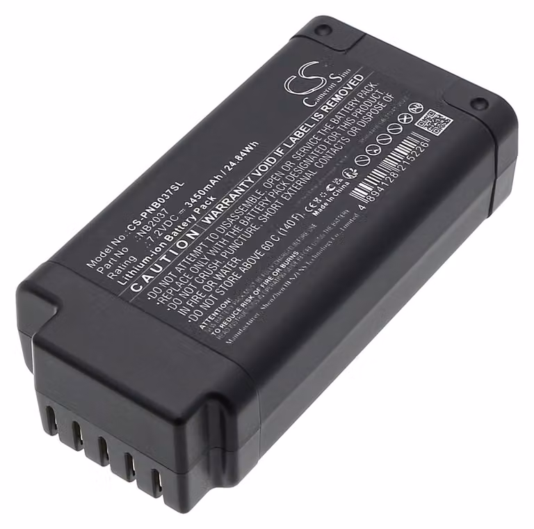 TECHTEK Batteria compatibile con [Olympus] EPOCH 6LS, EPOCH 6LT sostituisce 003-003988-01, per BATT-10025, per NB2037, per NB2037CD, per NB2037CD29,